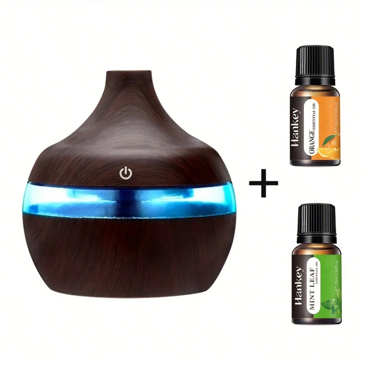 Home Fragrance Natural - 2-In-1 Wood Air Humidifier & Aroma