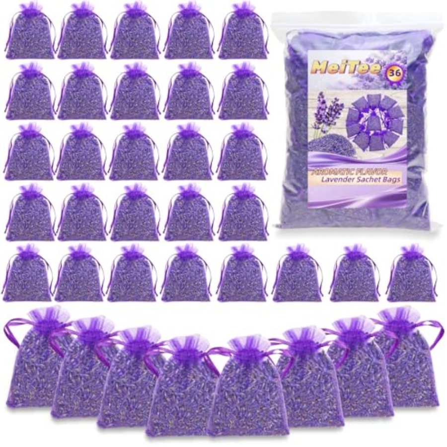 Home Fragrance Natural - 36 Pack Lavender Sachet Bags -