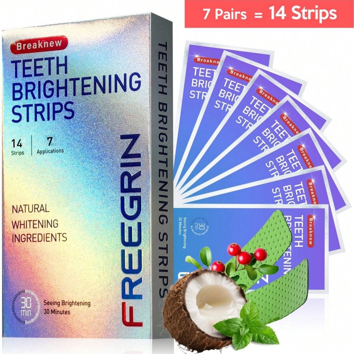 Home Fragrance Gel - Deluxe Whitening Teeth Stickers 7/14/21 Pairs