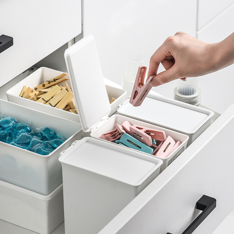 White Laundry Room Storage Box – Scent Booster Bead recenzja i cena
