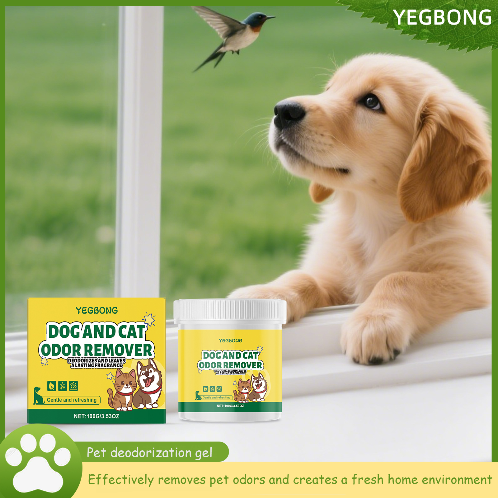Yegbong Pet Odor Remover Gel H – Gel Air Freshener recenzja i cena