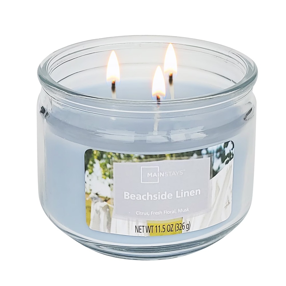Blue Glass Jar Candle 3 Wick B – Home Fragrance Linen recenzja i cena