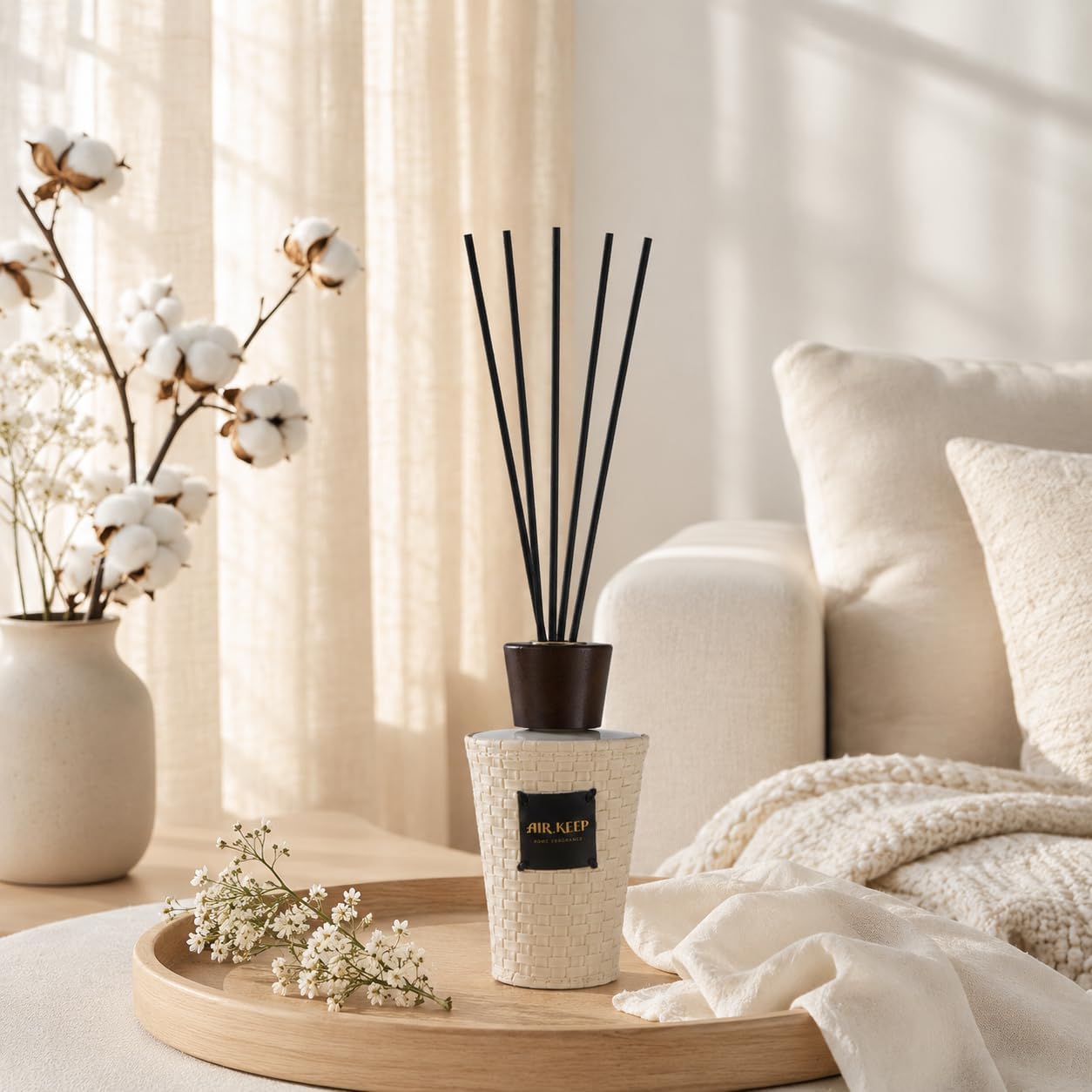 Reed Diffuser Set Clean Linen  – Home Fragrance Linen recenzja i cena