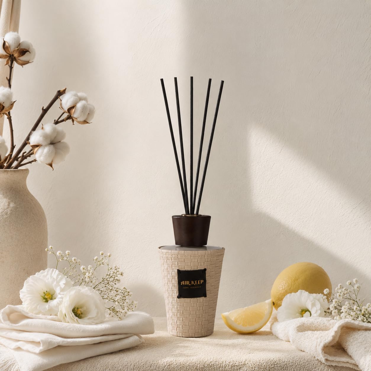 Reed Diffuser Set Clean Linen  – Home Fragrance Linen recenzja i cena