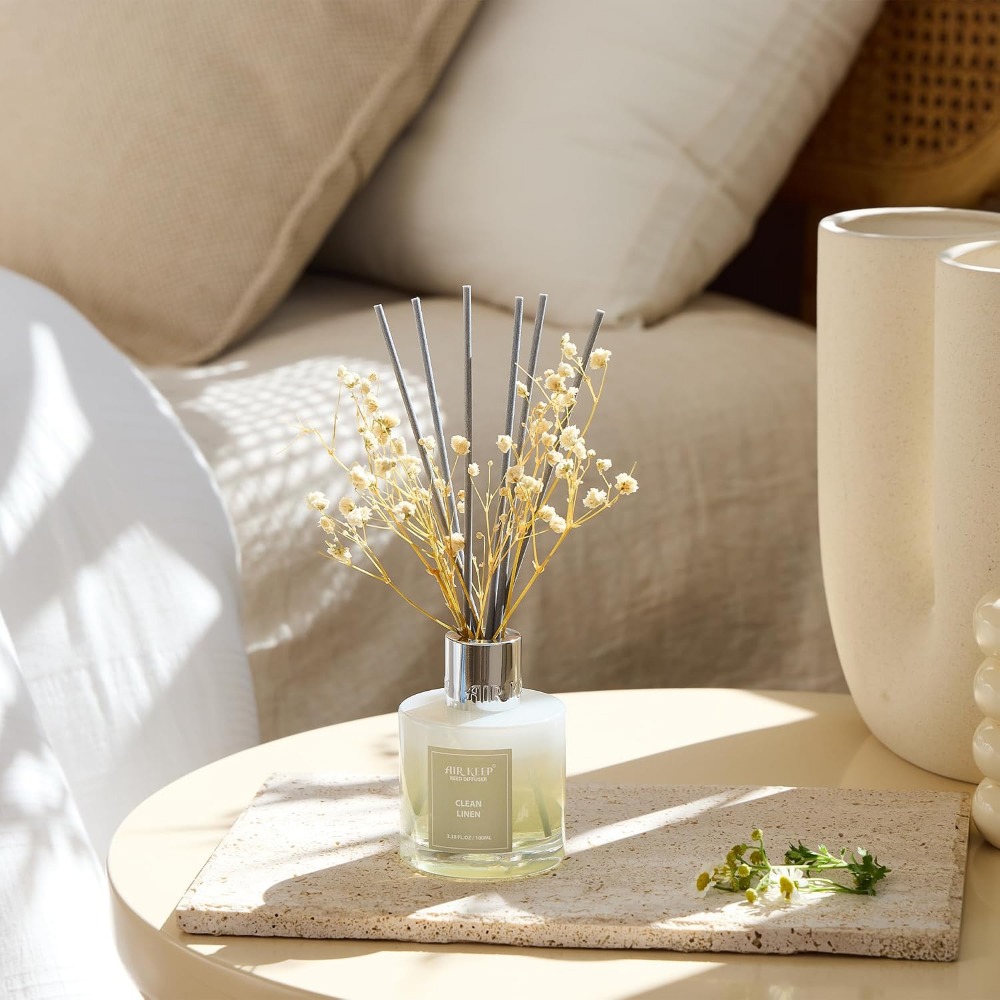 Clean Linen Reed Diffuser Set, – Home Fragrance Linen recenzja i cena