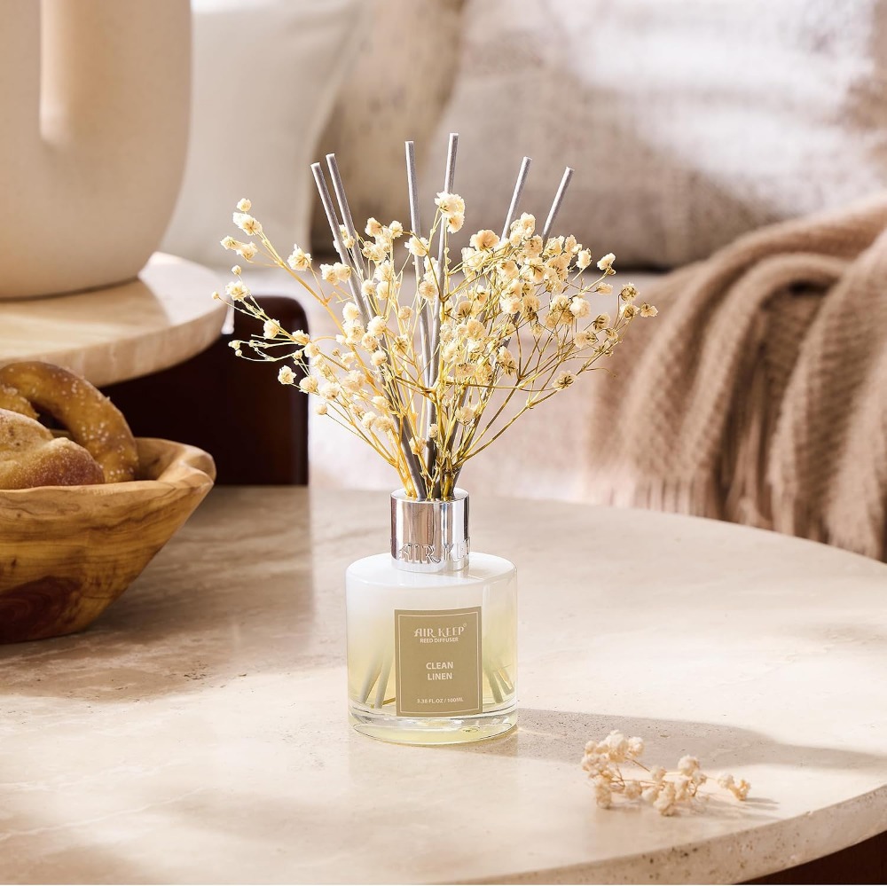 Clean Linen Reed Diffuser Set, – Home Fragrance Linen recenzja i cena