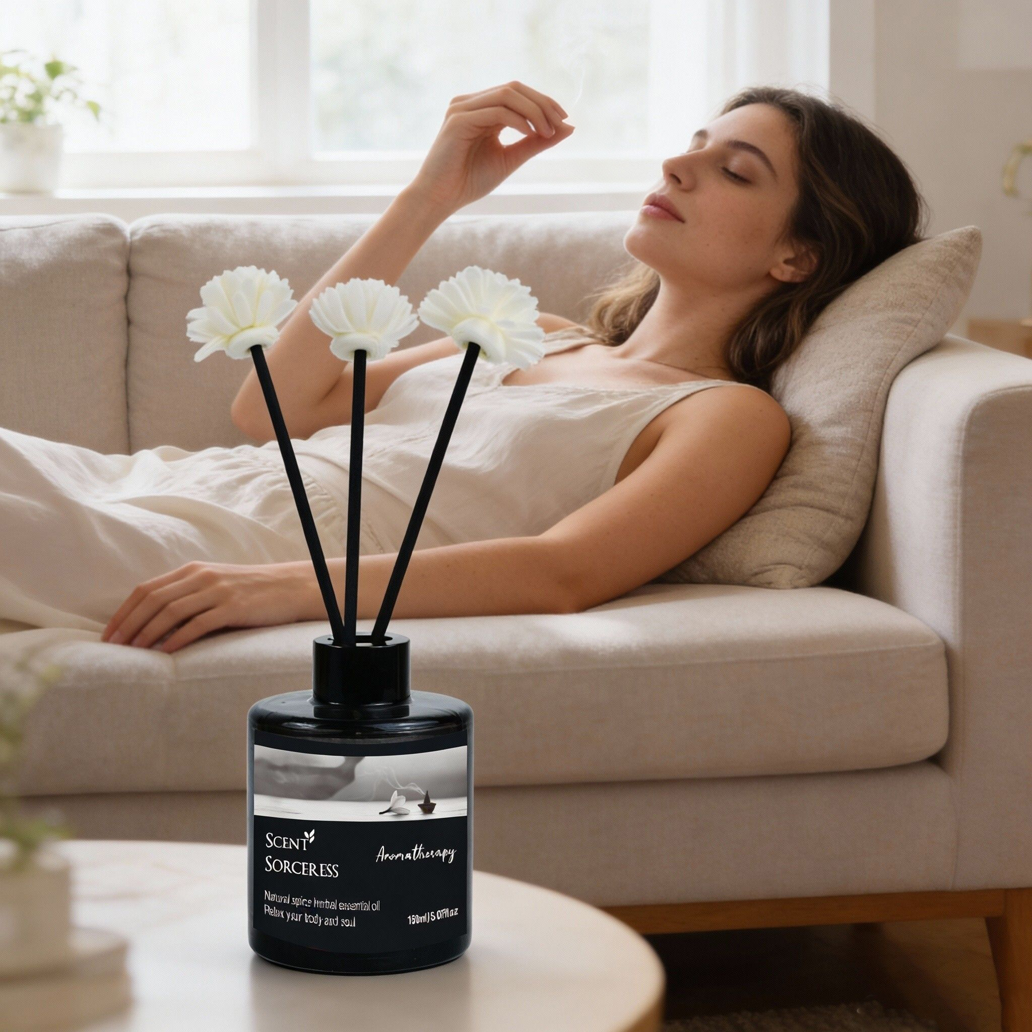 150ml Rattan Reed Diffuser Set – Home Fragrance Natural recenzja i cena