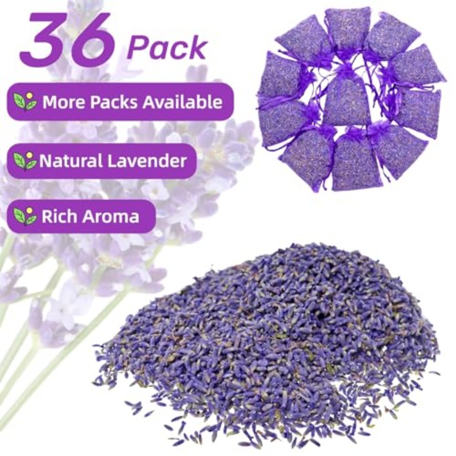 36 Pack Lavender Sachet Bags - – Home Fragrance Natural recenzja i cena