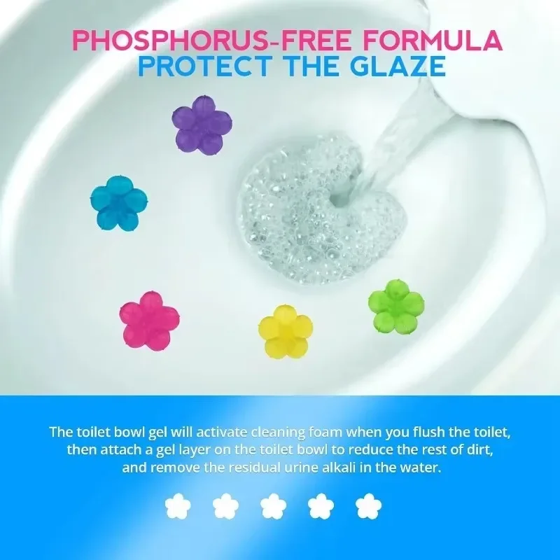 1/20pcs Flower Toilet Cleaner  – Home Fragrance Gel recenzja i cena