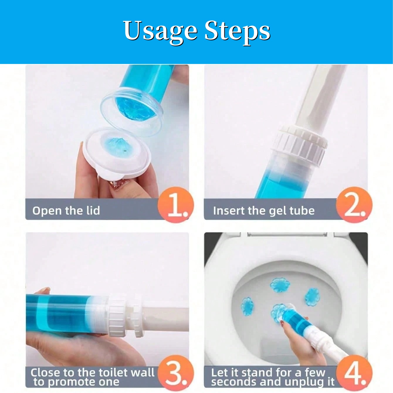 3Pcs Toilet Cleaner Gel Fresh  – Home Fragrance Gel recenzja i cena